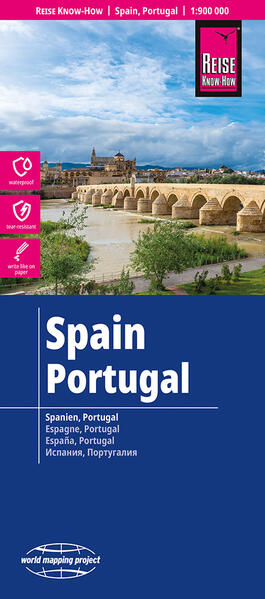 Reise Know-How Landkarte Spanien Portugal | Spain Portugal (1:900.000)