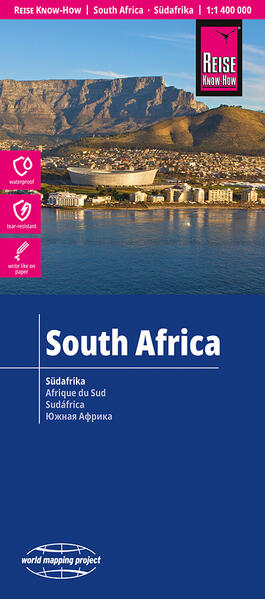 Reise Know-How Landkarte Südafrika | South Africa (1:1.400.000)
