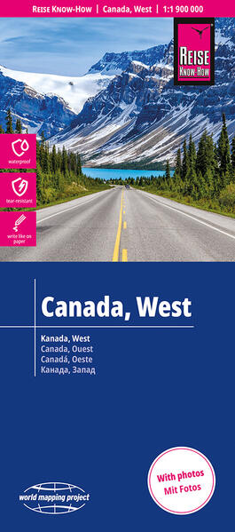 Reise Know-How Landkarte Kanada West | Canada West (1:1.900.000)