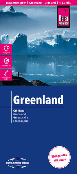 Reise Know-How Landkarte Grönland | Greenland (1:1.900.000)