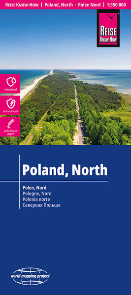 Reise Know-How Landkarte Polen Nord | Poland North (1:350.000)