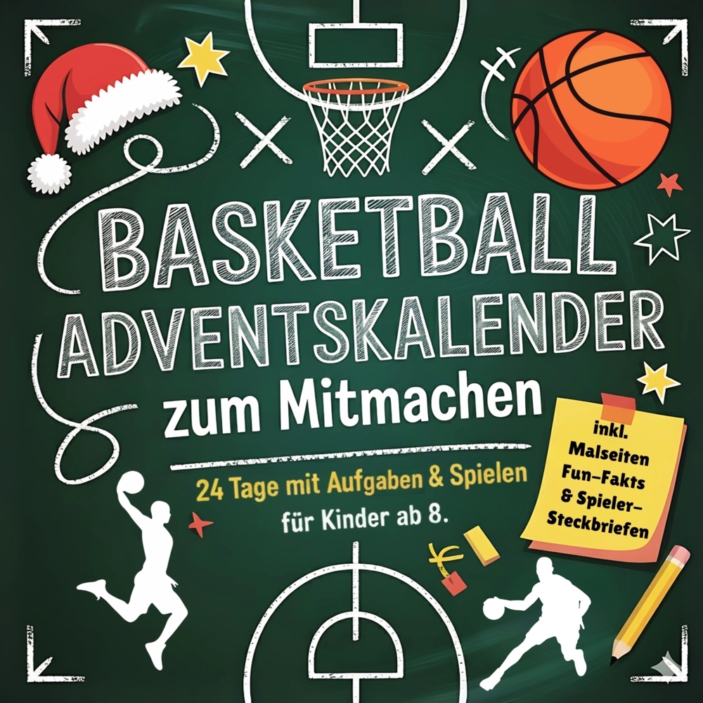 Der Basketball-Adventskalender zum Mitmachen für Kinder