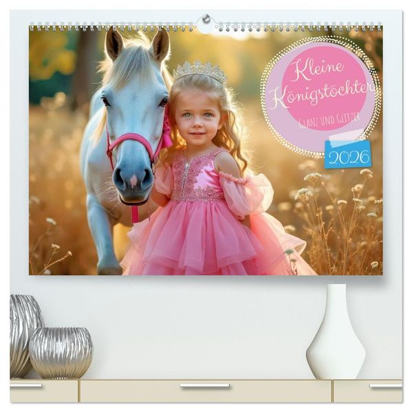 Kleine Königstöchter (hochwertiger Premium Wandkalender 2026 DIN A2 quer) Kunstdruck in Hochglanz