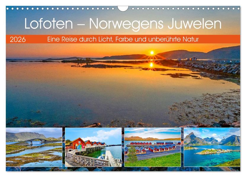 Lofoten - Norwegens Juwelen (Wandkalender 2026 DIN A3 quer) CALVENDO Monatskalender