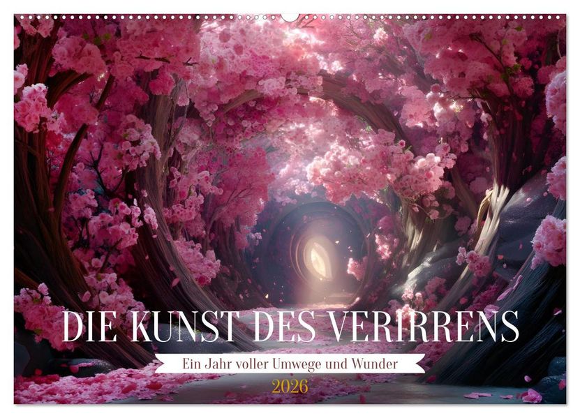 Die Kunst des Verirrens (Wandkalender 2026 DIN A2 quer) CALVENDO Monatskalender