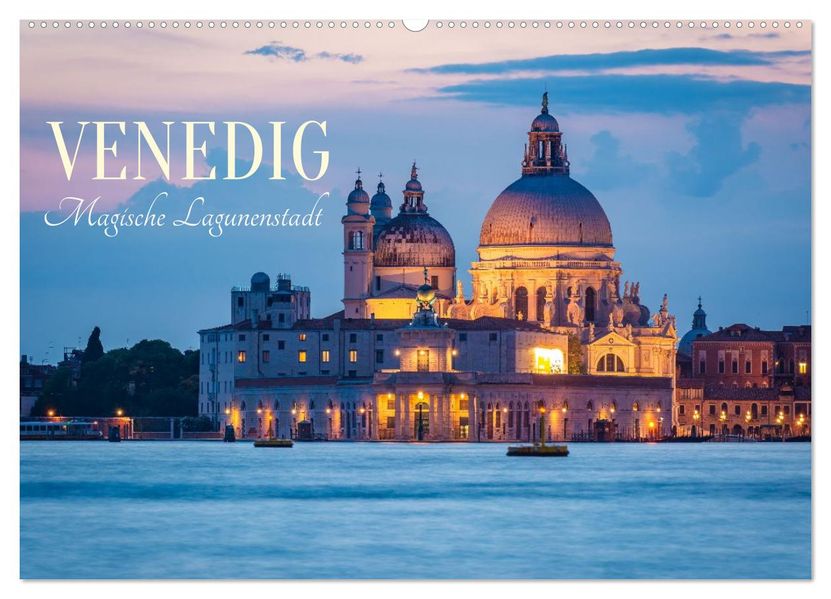 Venedig - Magische Lagunenstadt (Wandkalender 2026 DIN A2 quer) CALVENDO Monatskalender