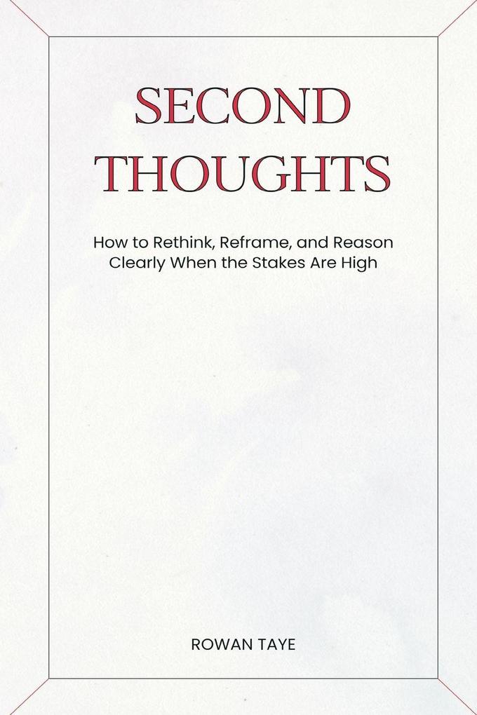 Second Thoughts