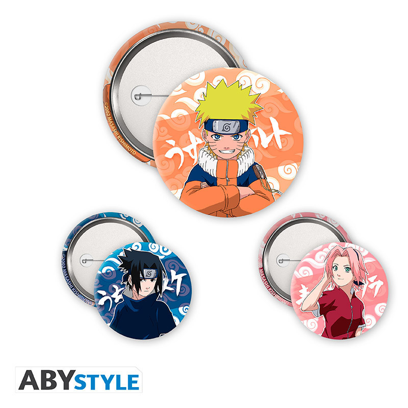 NARUTO - Badge Pack - Naruto Sasuke Sakura