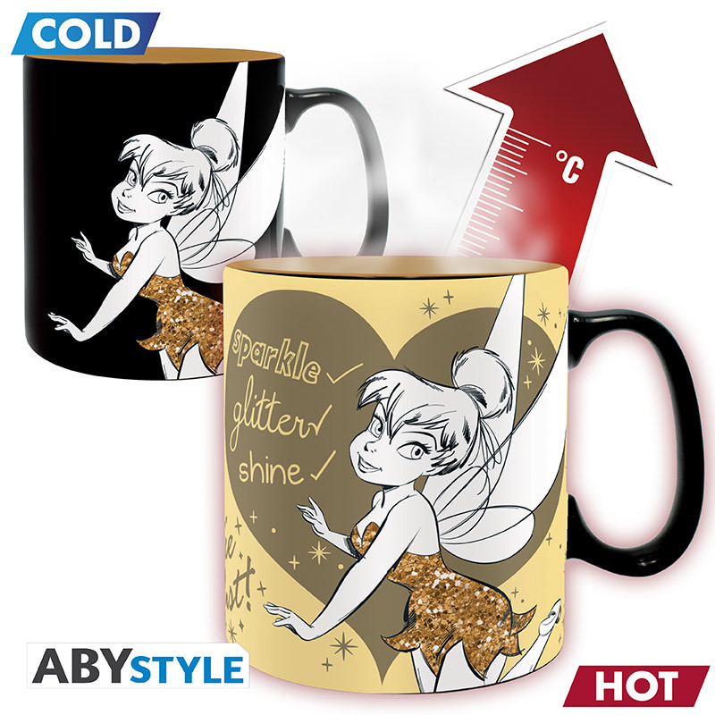 Abysse Deutschland Disney - Mug Heat Change - 460 Ml - Tinkerbell Sparkle - Box