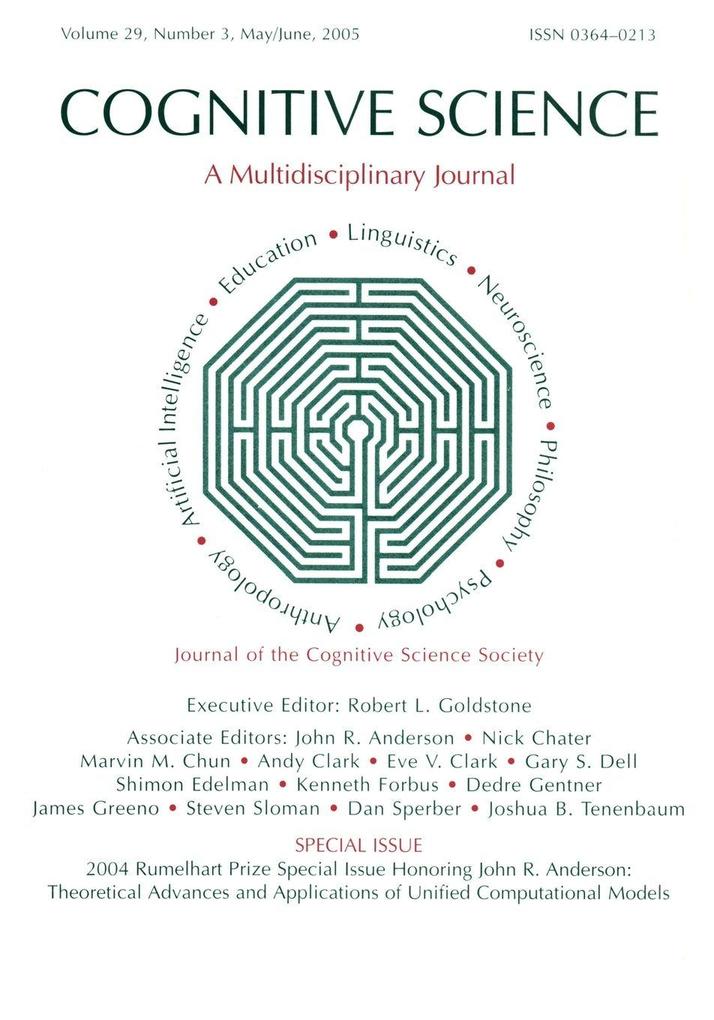 2004 Rumelhart Prize Special Issue Honoring John R. Anderson