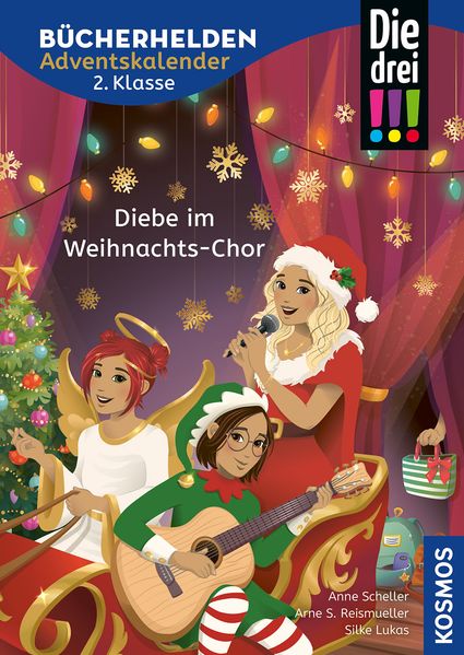 Die drei !!! Bücherhelden 2. Klasse Adventskalender Diebe im Weihnachts-Chor