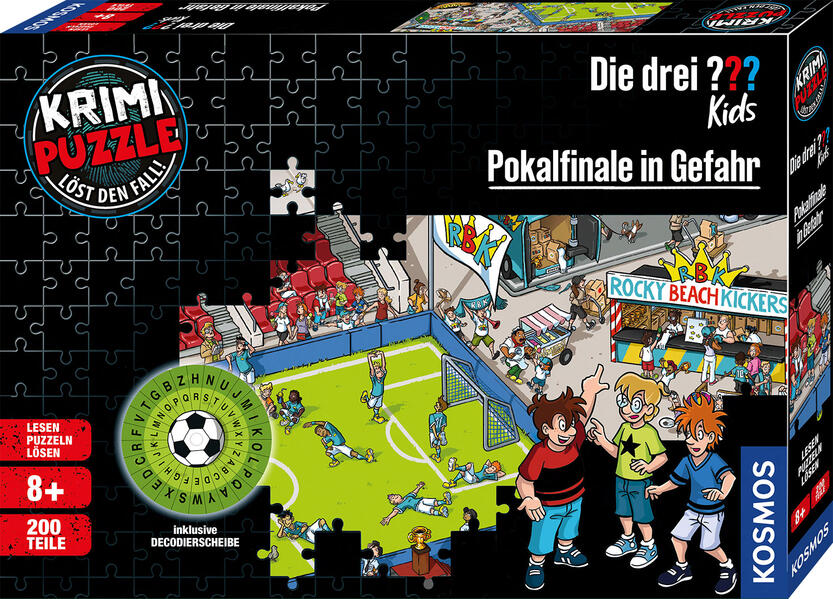 Krimi-Puzzle: Die drei ??? Kids - Pokalfinale in Gefahr - 200 Teile