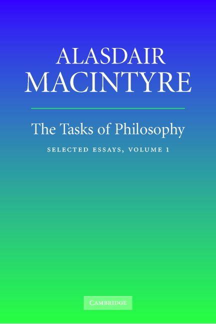 The Tasks of Philosophy Volume 1