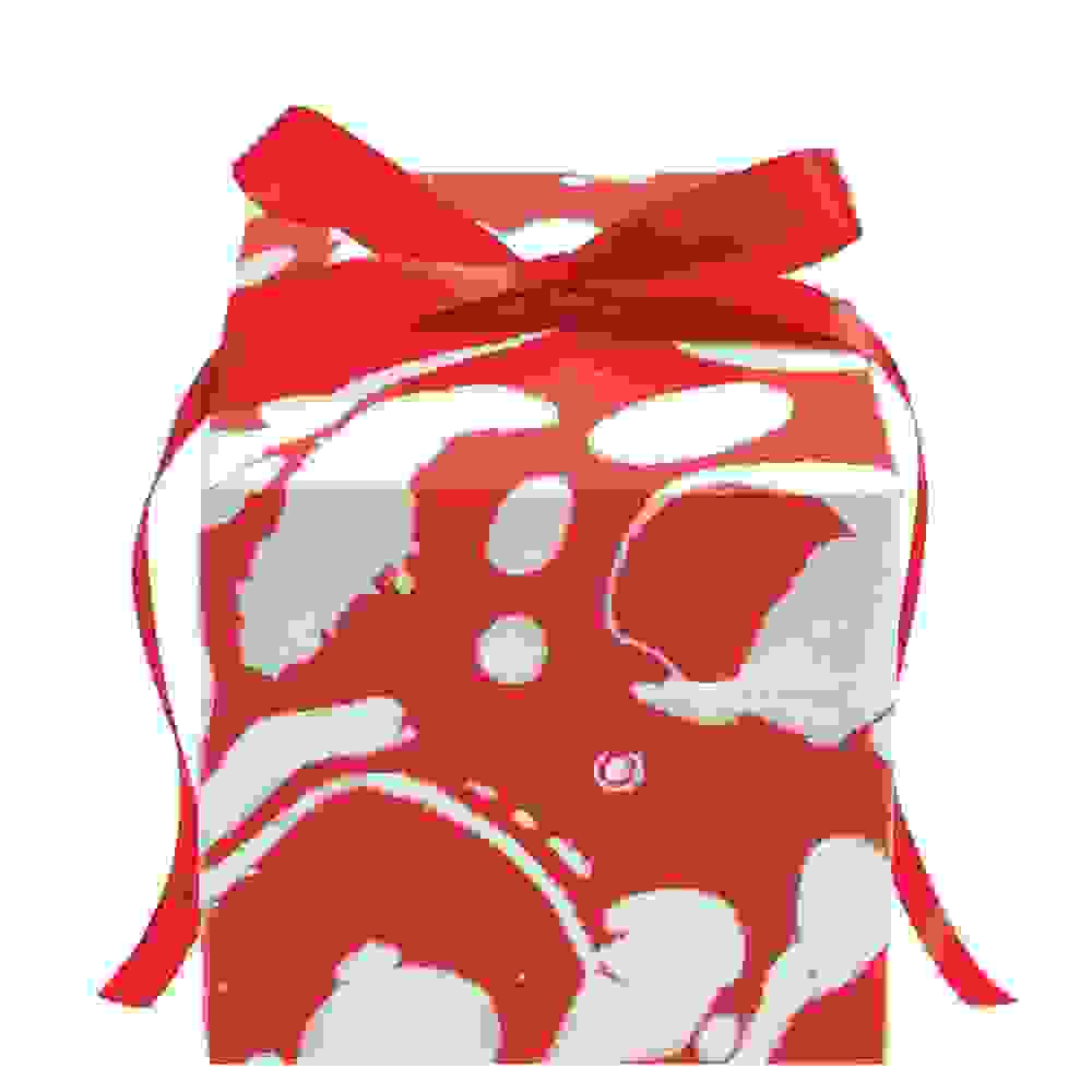 Seidenpapier Marmor Rot/Weiß FSC MIX