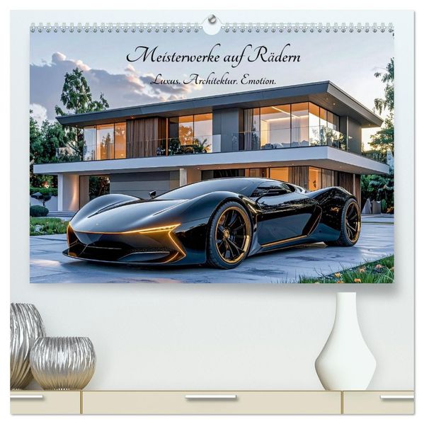 Meisterwerke auf Rädern Luxus. Architektur. Emotion. (hochwertiger Premium Wandkalender 2026 DIN A2 quer) Kunstdruck in Hochglanz