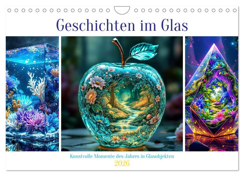 Geschichten im Glas (Wandkalender 2026 DIN A4 quer) CALVENDO Monatskalender