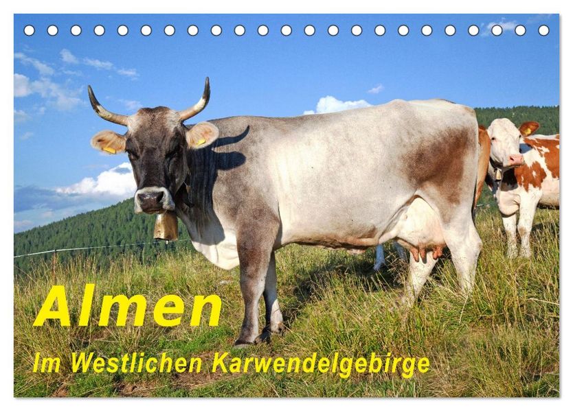 Almen im Westlichen Karwendelgebirge (Tischkalender 2026 DIN A5 quer) CALVENDO Monatskalender