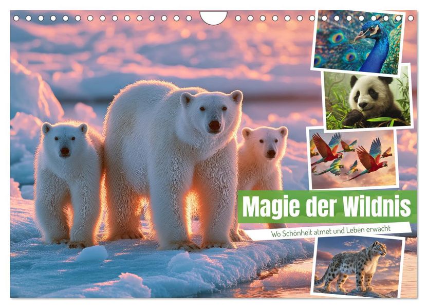 Magie der Wildnis (Wandkalender 2026 DIN A4 quer) CALVENDO Monatskalender