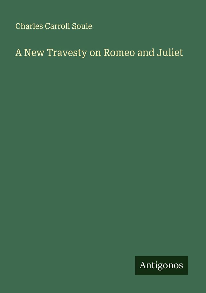 A New Travesty on Romeo and Juliet