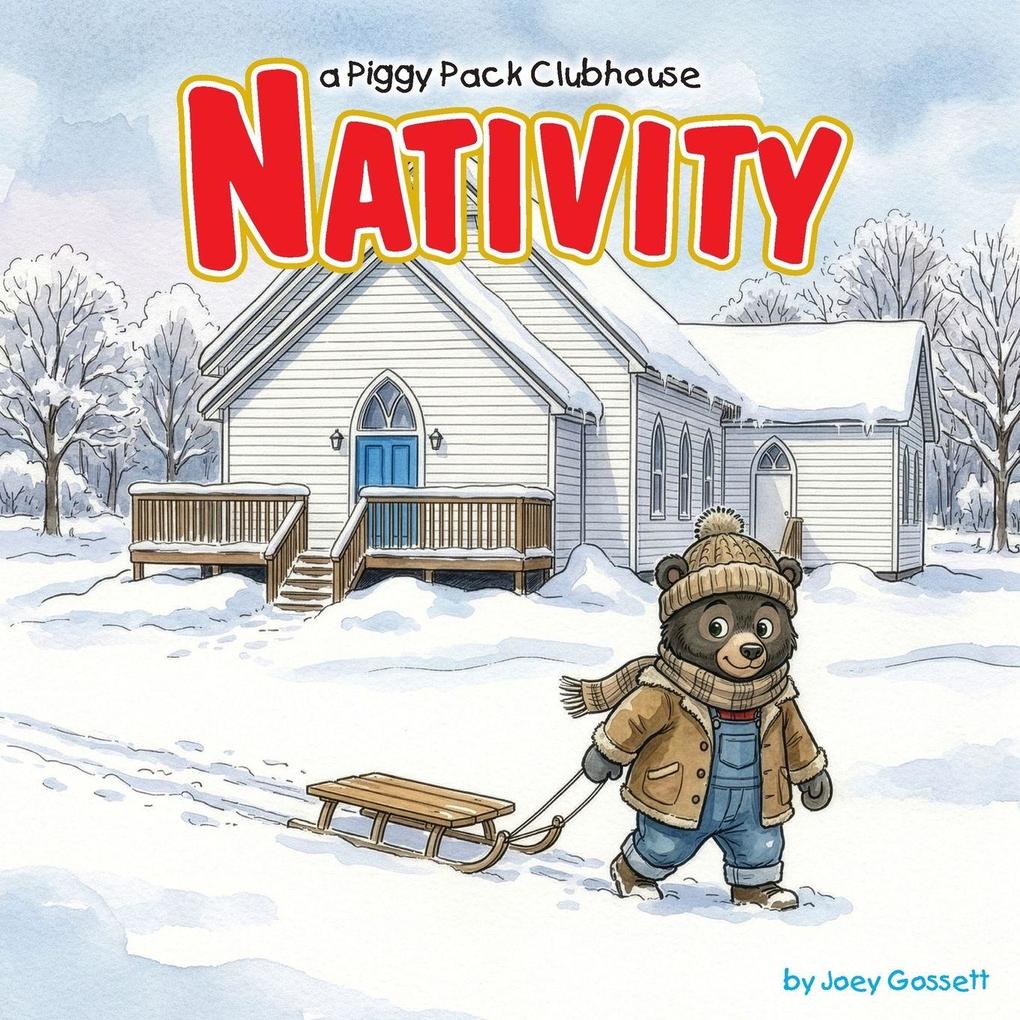 A Piggy Pack Clubhouse Nativity