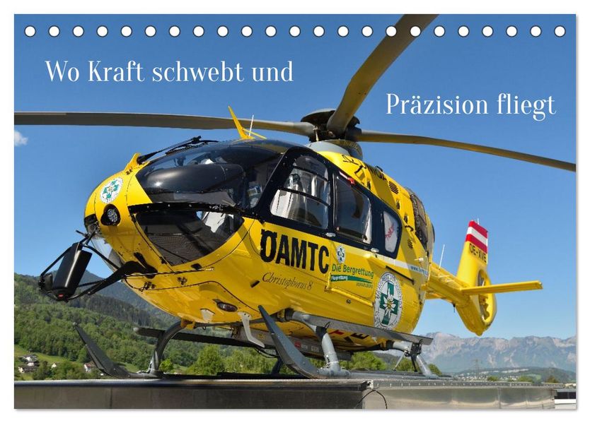 Wo Kraft schwebt und Präzision fliegt (Tischkalender 2026 DIN A5 quer) CALVENDO Monatskalender