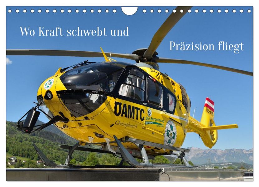 Wo Kraft schwebt und Präzision fliegt (Wandkalender 2026 DIN A4 quer) CALVENDO Monatskalender