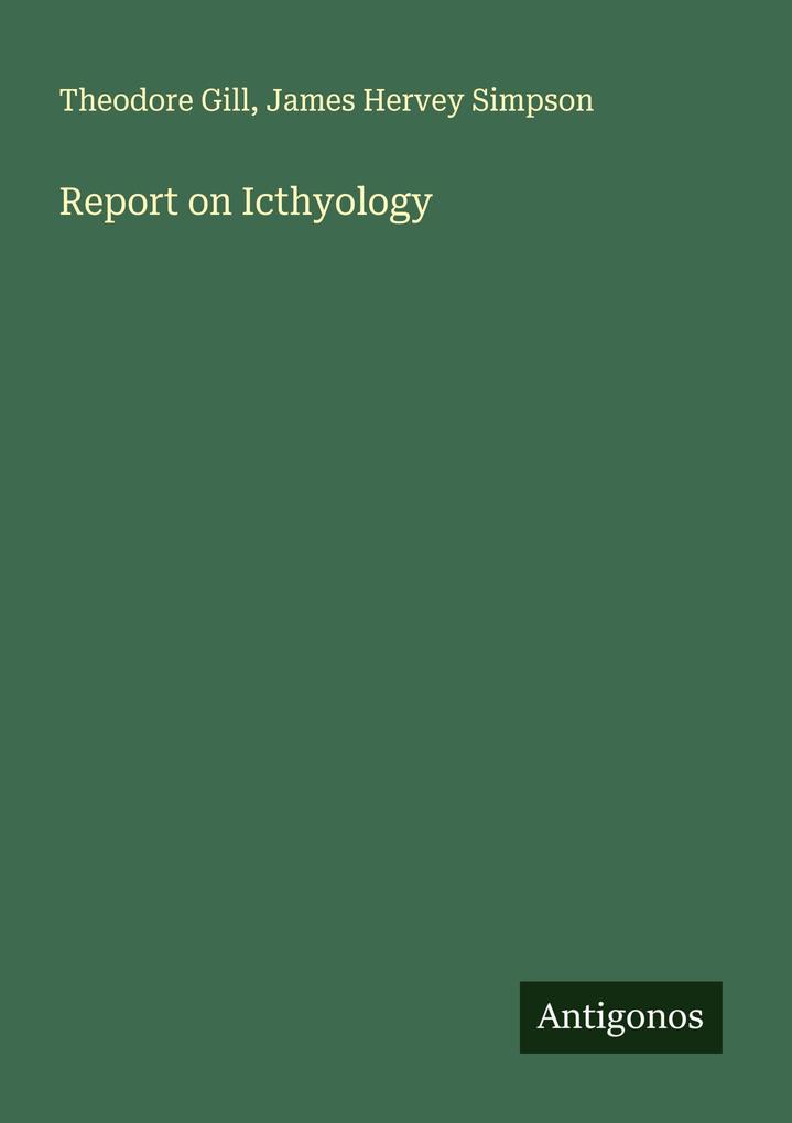 Report on Icthyology