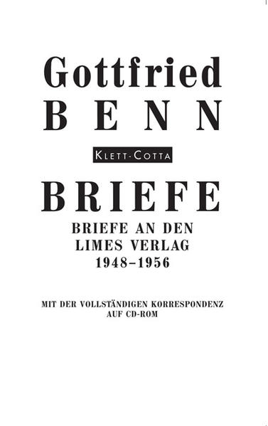 Briefe (Briefe) - Gottfried Benn
