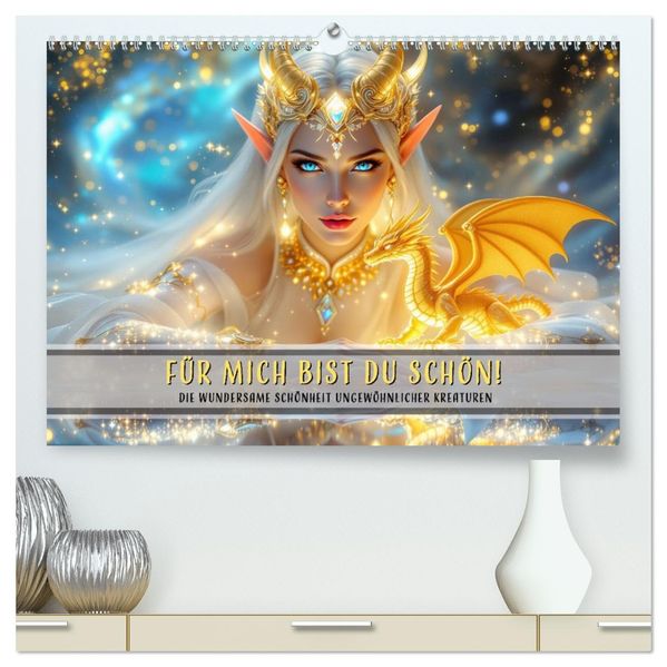 Für mich bist du schön! (hochwertiger Premium Wandkalender 2026 DIN A2 quer) Kunstdruck in Hochglanz