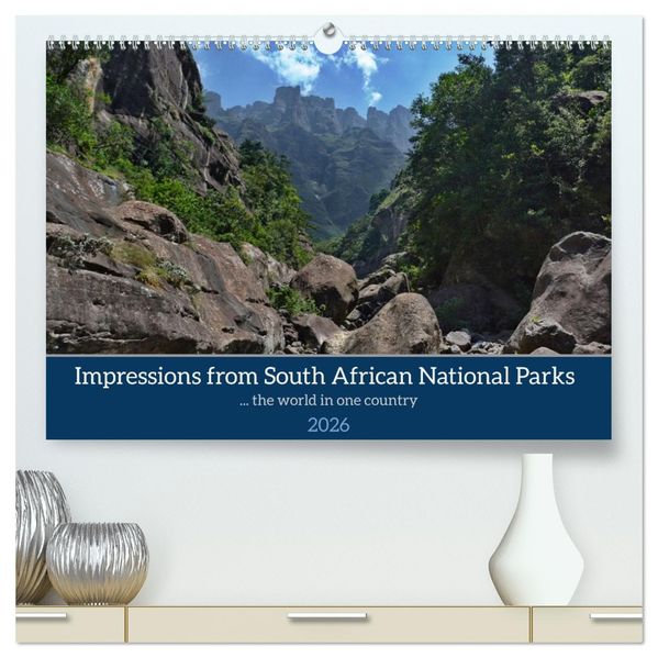 Impressions of South African National Parks (High Quality Premium Wall Calendar 2026 DIN A2 landscape)CALVENDO 12 Month Wall Calendar