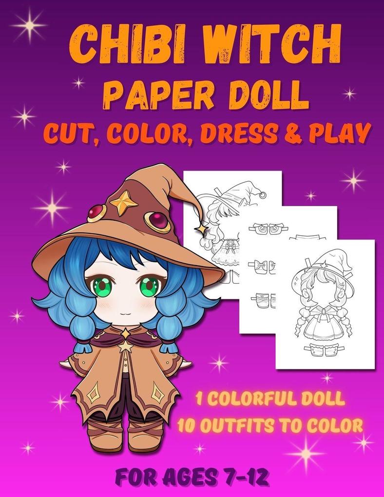 Chibi Witch Paper Doll