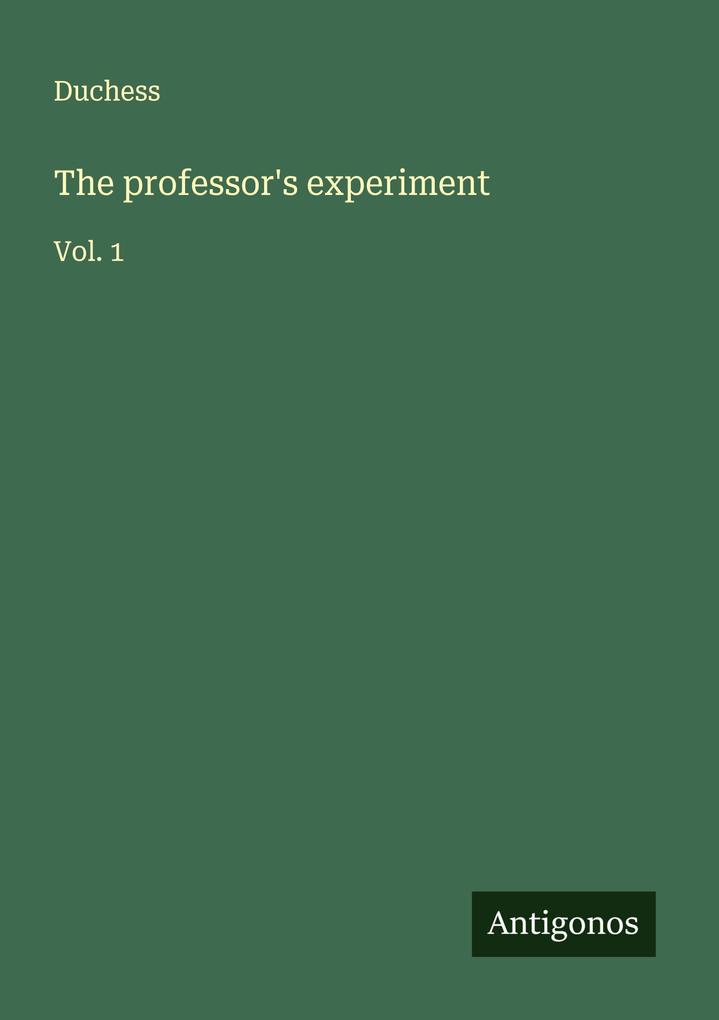 The professor's experiment