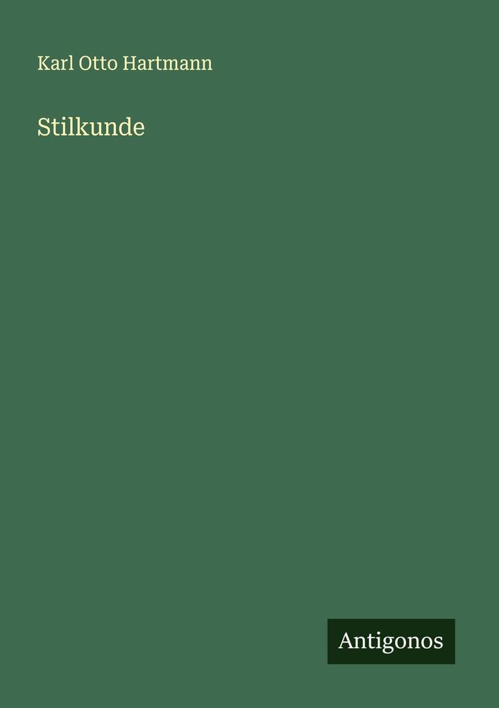 Stilkunde
