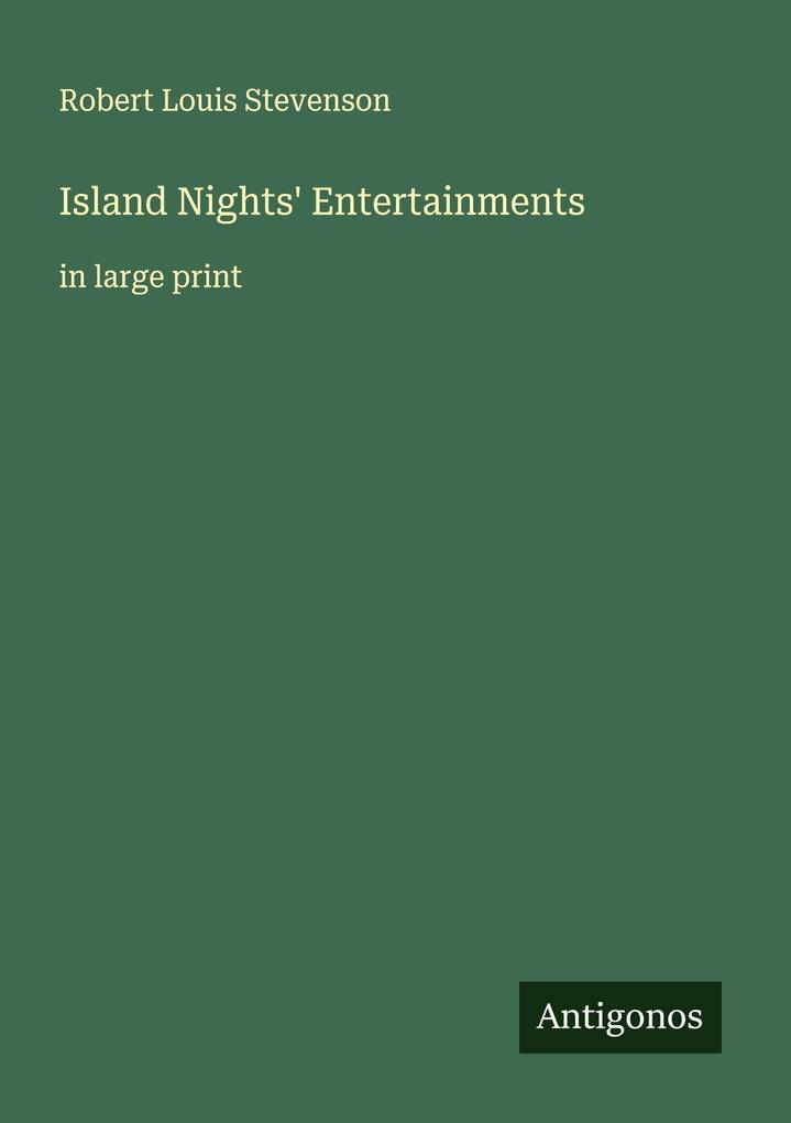Island Nights' Entertainments