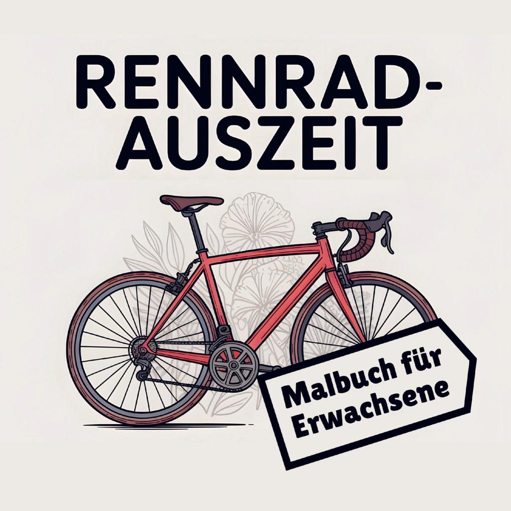 Rennrad Auszeit - Malbuch für Erwachsene