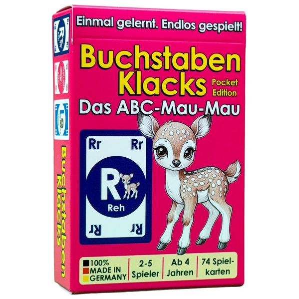 Buchstaben Klacks Pocket (Reh)