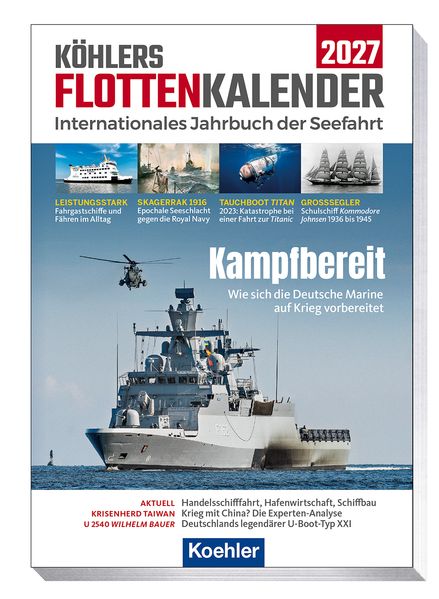 Köhlers FlottenKalender 2027