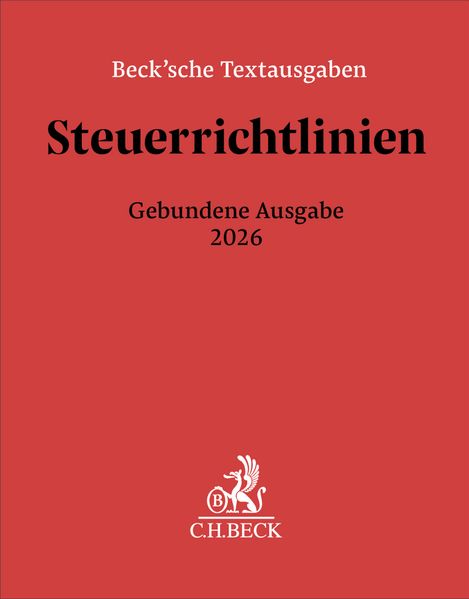 Steuerrichtlinien Gebundene Ausgabe 2026