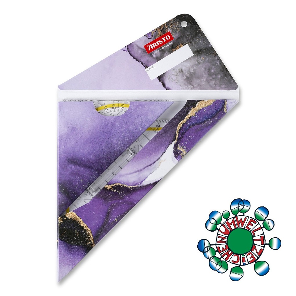 ARISTO Geocover 3 in 1 Geo und TZ Dreieck lavender 1 x AR1552 und AR1650/2