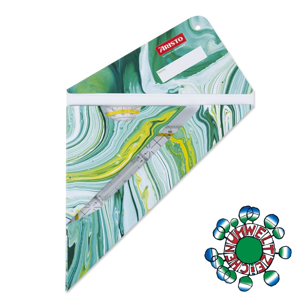 ARISTO Geocover 3 in 1 Geo und TZ Dreieck Mystic Green 1 x AR1552 u AR1650/2