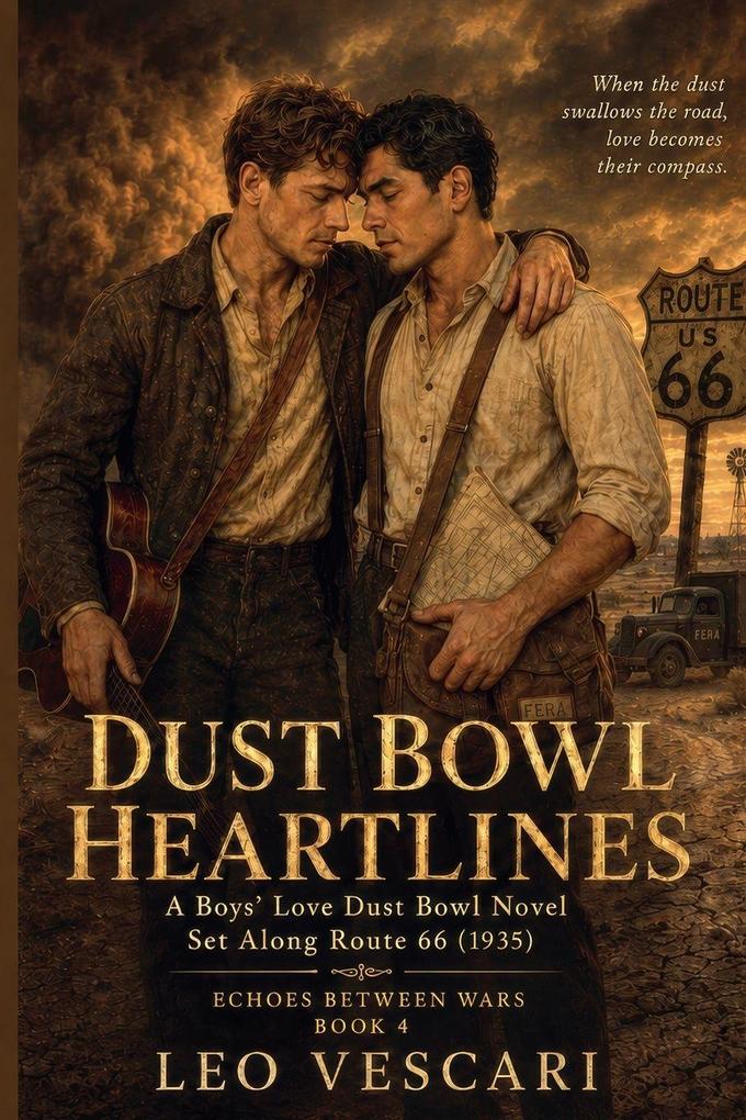 Dust Bowl Heartlines - A Boys' Love Dust Bowl Novel Set Along Route 66 (1935)