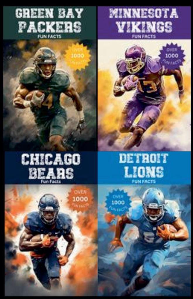 NFL Fun Facts - NFC North Bundle - 4000+ Fun Facts