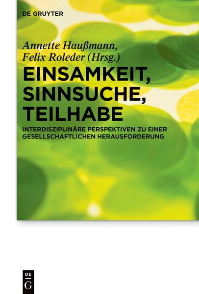 Einsamkeit Sinnsuche Teilhabe