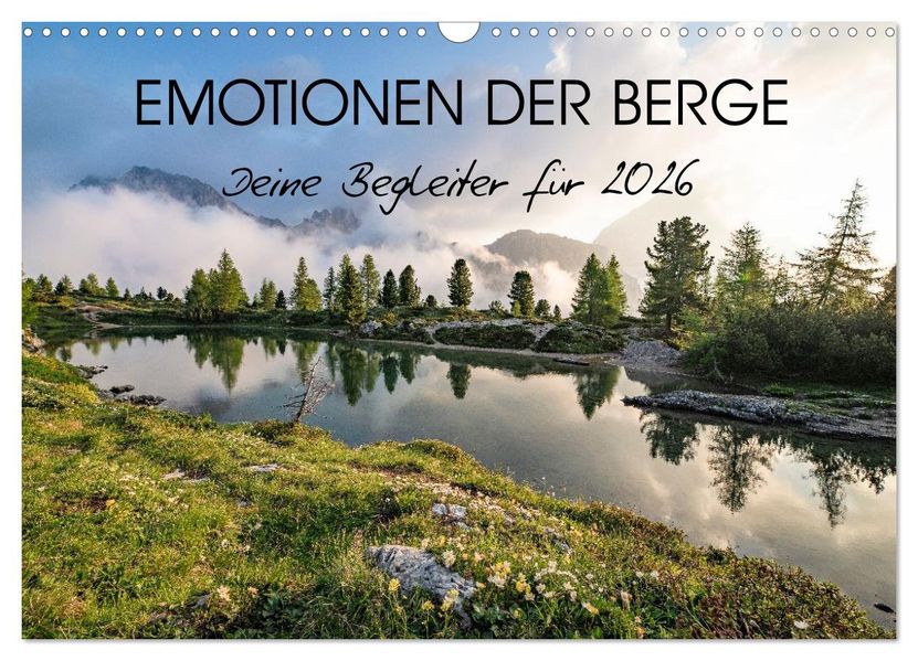 Emotionen der Berge (Wandkalender 2026 DIN A3 quer) CALVENDO Monatskalender