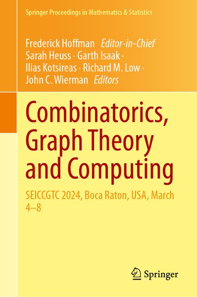 Combinatorics Graph Theory and Computing