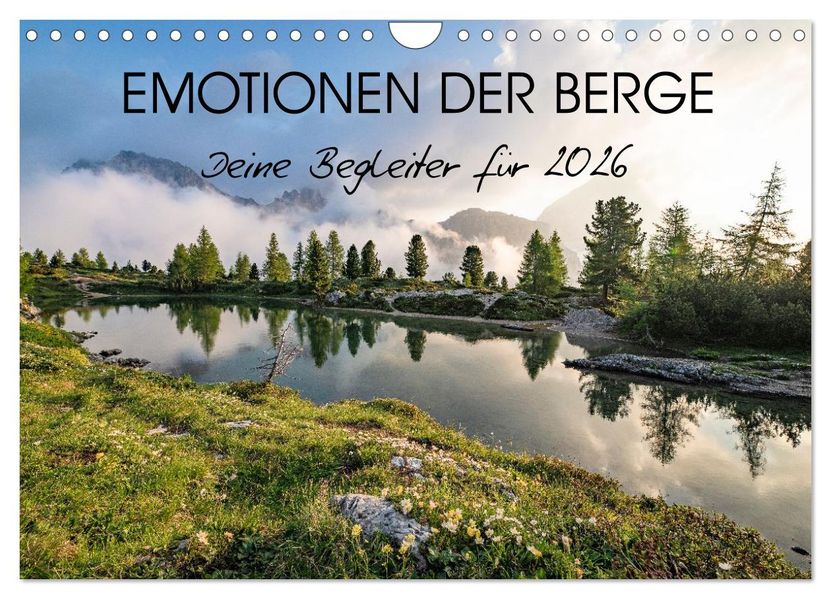 Emotionen der Berge (Wandkalender 2026 DIN A4 quer) CALVENDO Monatskalender