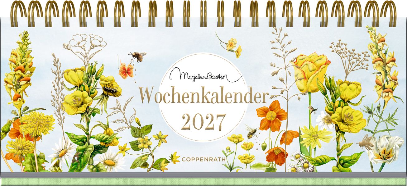Wochenkalender 2027 - gelb
