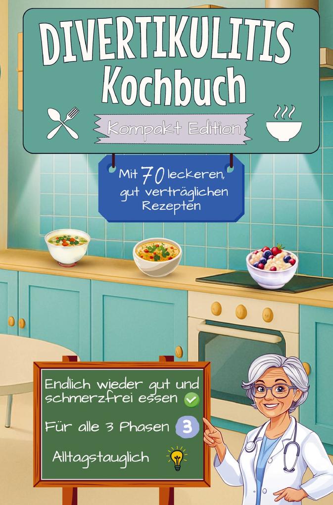 Divertikulitis Kochbuch mit 70 leckeren gut verträglichen Rezepten