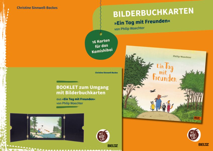 Bilderbuchkarten 'Ein Tag mit Freunden' von Philip Waechter