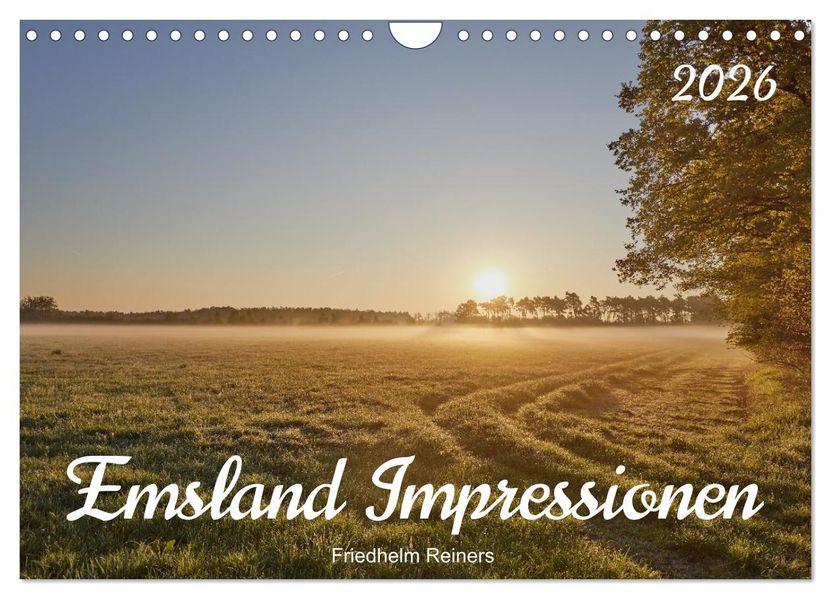 Emsland Impressionen (Wandkalender 2026 DIN A4 quer) CALVENDO Monatskalender